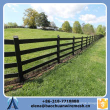 Customized High Quality and Strength Square/Round/Oval Rails Style Galvanized Grassland/Sheep/Horse/Cattle Fence